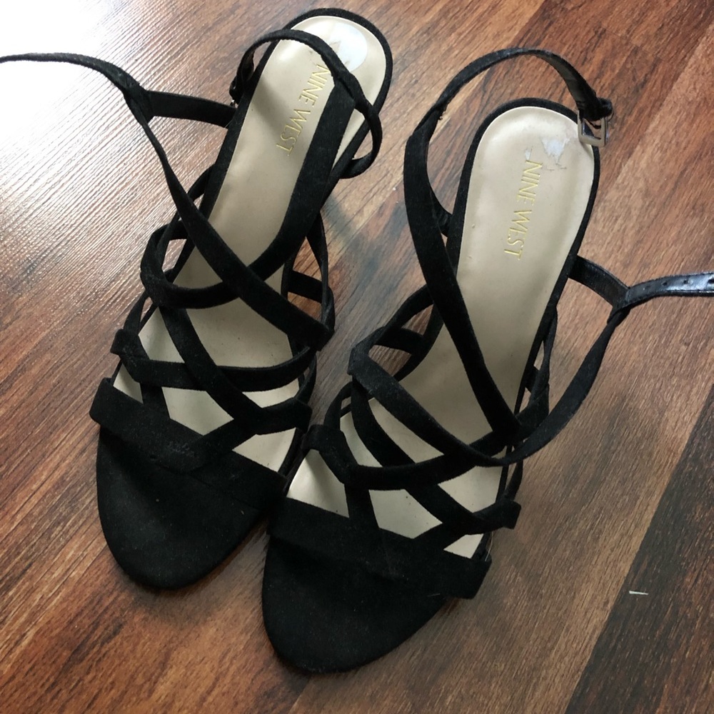 Nine West strappy heels